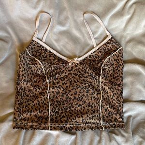 Cheetah print tank